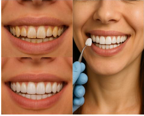 11Ejemplos de Carillas dentales y Blanqueamiento Dental